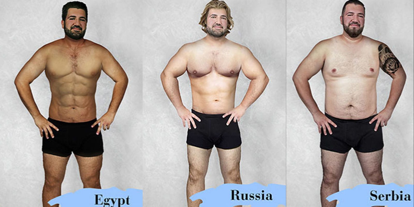 Mans Body Was Photoshopped To Meet Ideal Beauty Standards From