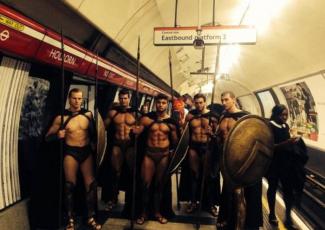 styles medium public images blog posts Adam Dupuis 2015 05 21 what it looks like when spartan warriors ride the subway 5