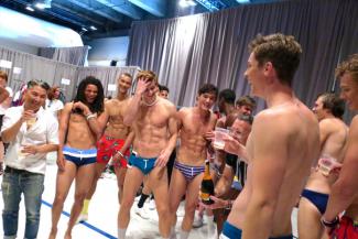 styles medium public images blog posts Adam Dupuis 2016 07 21 parke ronen backstage spring 2017 male models 58 0