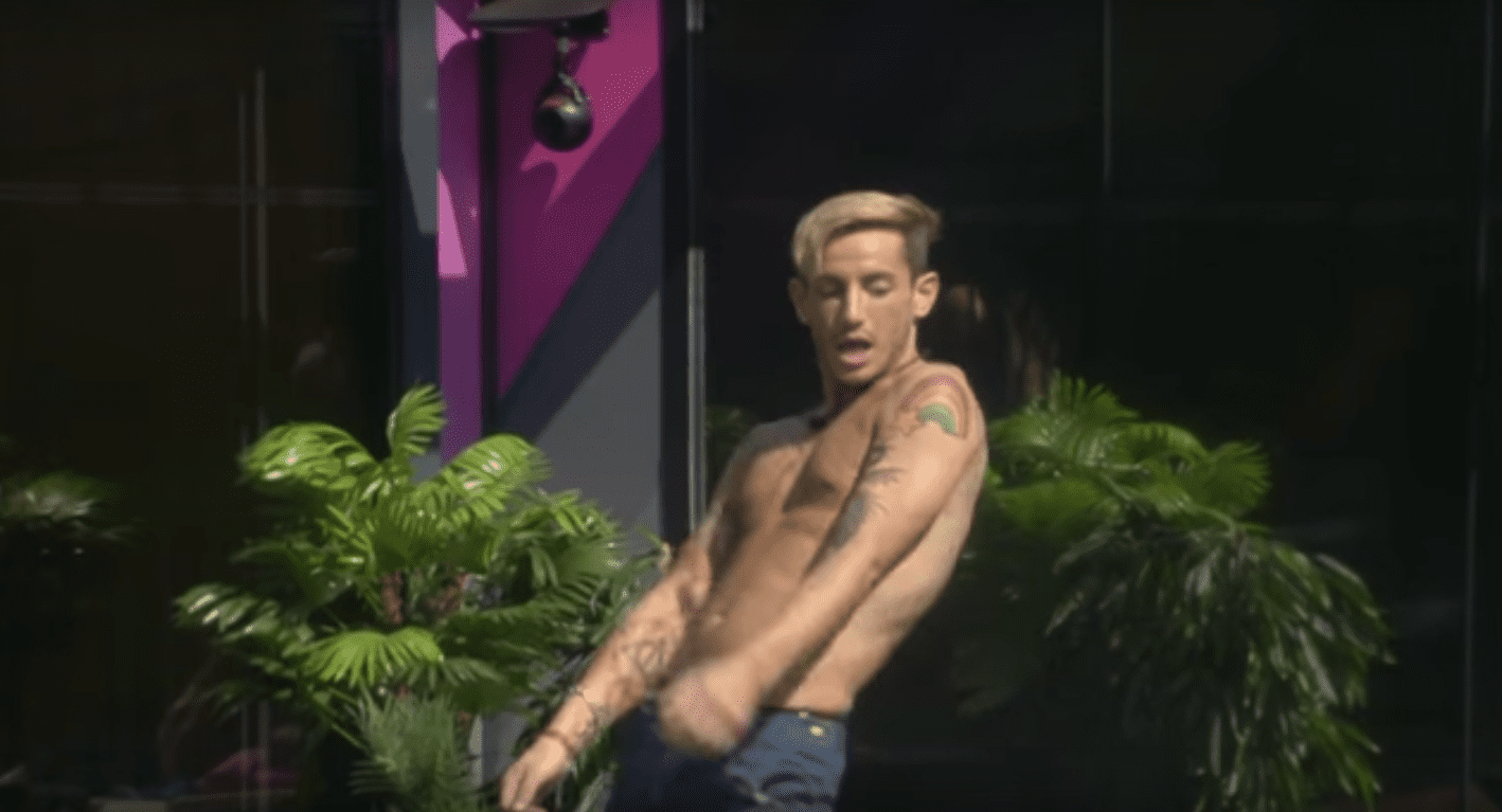 Frankie Grande Busts Out His Dance Moves And His Bun