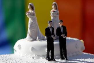 (AP Photo/Armando Franca) styles medium public images blog posts Adam Dupuis 2016 08 19 Gay Marriage Cake AP 10010807725
