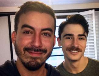 Neil Frias (left) and Jeff White were pepper-sprayed. Photo: Jeff White / Courtesy Jeff White styles medium public images blog posts Adam