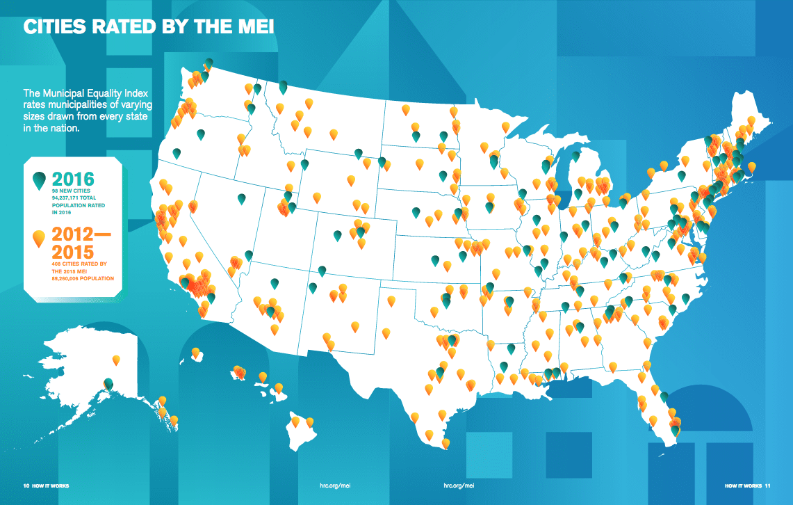 Best And Worst Cities For LGBTQ Equality • Instinct Magazine