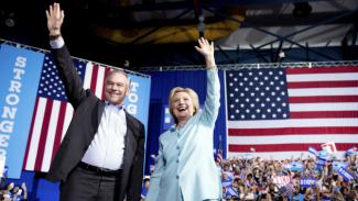 Kaine and Clinton. What other possibilities did she consider? Image: Variety Courtesy: AP/Andrew Harnik styles medium public images blog posts Adam Dupuis 2016 10 19 hillarykaine