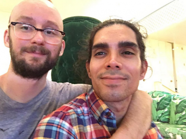 The author and his partner.