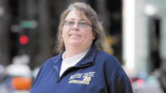 Kimberly Hively, a math teacher in South Bend, Ind., is trying to sue her former employer, Ivy Tech Community College, for allegedly discriminating against her for being lesbian, a case that could extend federal workplace protections for the LGBT community. (Lamda Legal) styles medium public images blog posts Adam