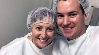 It took a while for Clinton to take Rhiannon’s offer seriously. Picture: Caters NewsSource:Caters News Agency styles medium public images blog posts Adam Dupuis 2016 12 19 f8b2c0031f62c301f6b714e68f9fe917