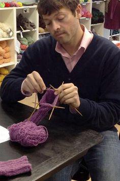 Supernatural actor Misha Collins faces off against his co-star Jared Padalecki for the title of "alpha male," but as we all know, real men knit. styles medium public images blog posts Adam Dupuis 2017 01 14 66ec2ac3e2c898da34dd52510473bf84