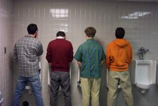 Photo from http://1000awesomethings.com/2010/03/05/555-proper-urinal-etiquette/ styles medium public images blog posts Adam Dupuis 2017 03 29 urinal etiquette