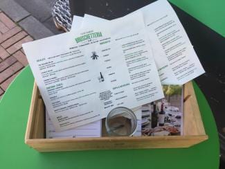 Menu at the Bruschetterie