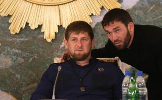 Chechen strongman Ramzan Kadyrov (L) and his chief of staff, Magomed Daudov (R), have launched a bizarre social media campaign as the end of Kadyrov's term nears (source: dpa) styles medium public images blog posts Adam Dupuis 2017 04 25 1456911634065494100