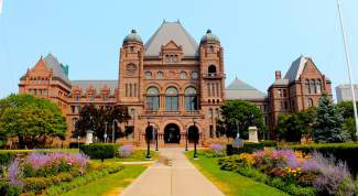 Queens Park - The Ontario Legislative Building in central Toronto houses the Legislative Assembly of Ontario. styles medium public images blog posts Adam Dupuis 2017 07 15 menu food truck queens park 0