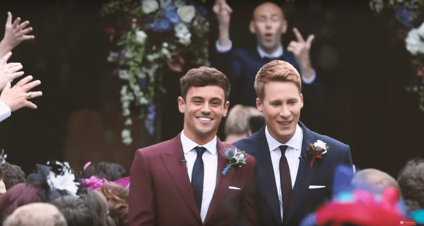 Tom Daley and Dustin Lance Black Donating Wedding Video Proceeds To