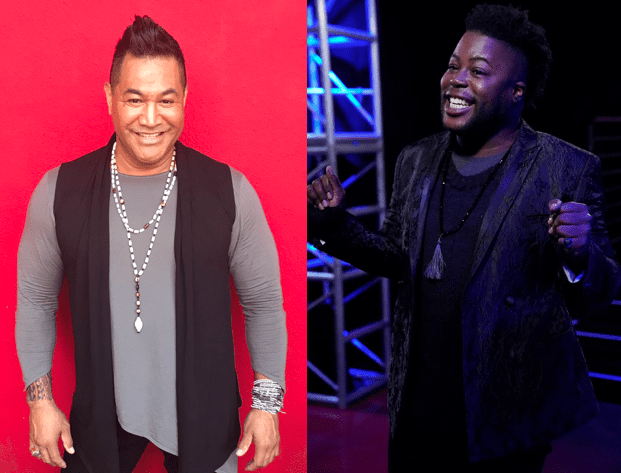 Tuaolo (left) and Weaver Will Compete Once Again On The Voice This Week styles large public images blog posts Adam Dupuis 2017 10 30 Screen Shot 2017 10 30 at 6.41.46 PM