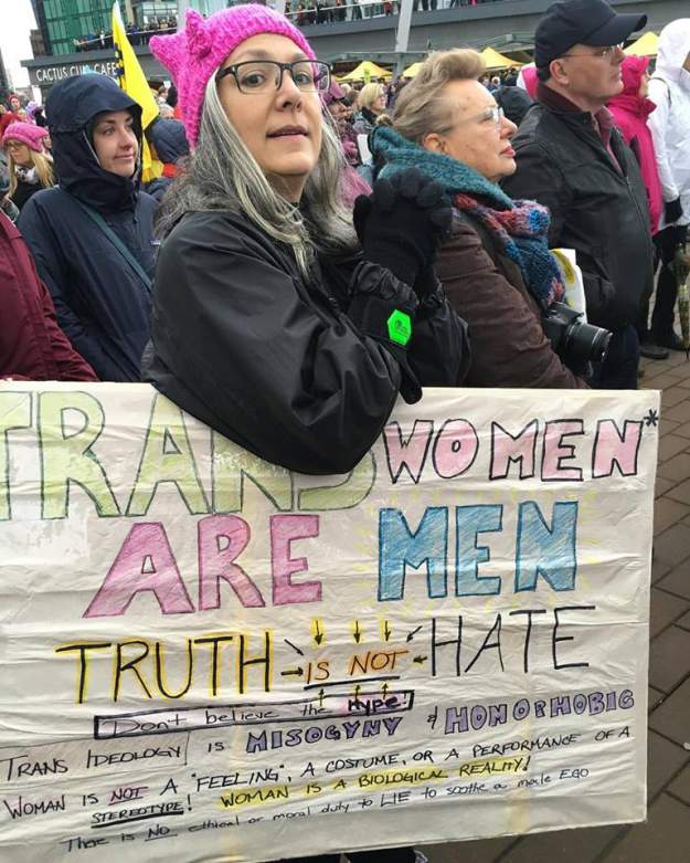 Image via Facebook styles large public images blog posts Bryan Keating 2018 01 22 InstinctTransProtester