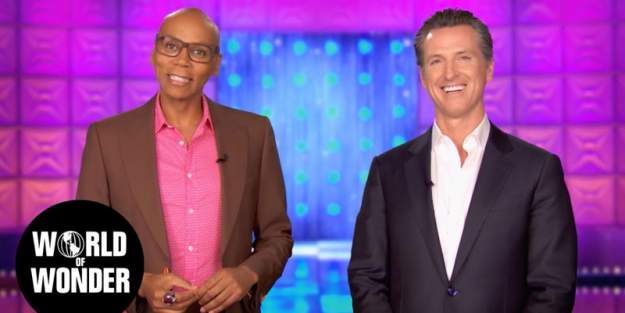 RuPaul endorses Lt. Gov. Gavin Newsom for Governor of California styles large public images blog posts Randy Slovacek 2018 06 01 rupaul gavin 800