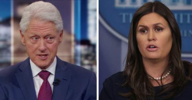 Bill Clinton and Sarah Huckabee Sanders styles large public images blog posts Samuel Murrian 2018 06 27 image 53