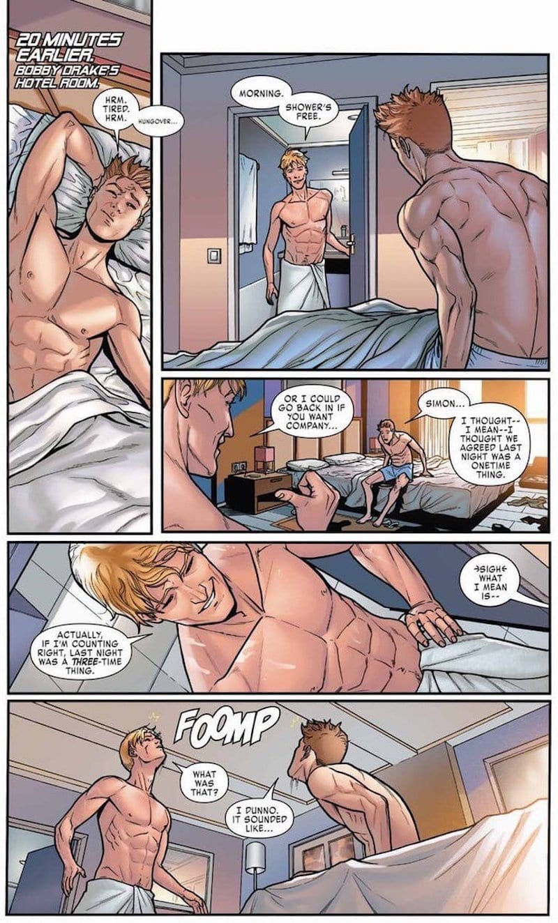 Marvel gay porn comics