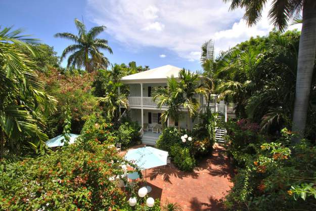 The Garden Hotel is both garden and hotel. The green space along with the location of being near the middle of the famous Duval Street makes it a unique selection to stay at when visiting Key West. (Photo provided by Gardens Hotel)