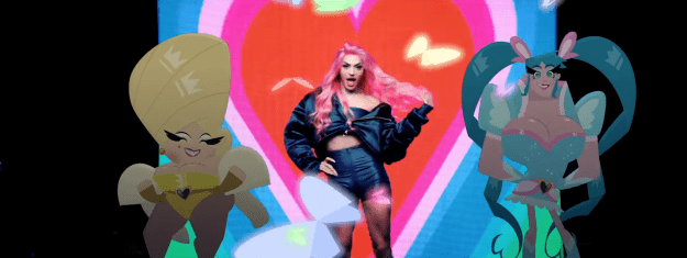 Pabllo Vittar in the music video for "Highlight" / Screenshot via YouTube