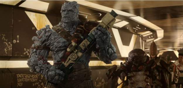 Director Taika Waititi voiced Korg (left) an alien ally to Thor whose sexuality was never expressed in 'Thor: Ragnorak' / Image via Marvel Studios styles large public images blog posts Devin Randall 2018 12 01 Korg and Miek in Thor Ragnarok