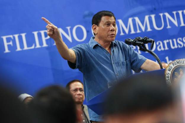 styles large public images blog posts Devin Randall 2019 02 25 President Rodrigo Duterte addressing Filipino community in Brunei