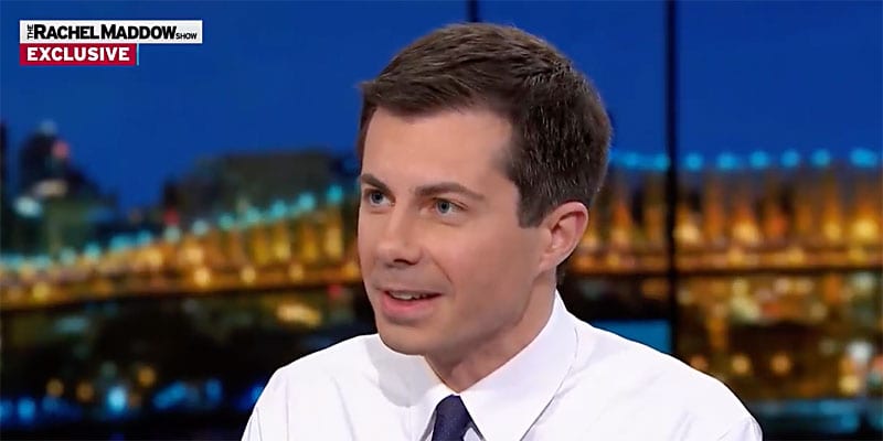 Mayor Pete Buttigieg Chats With Rachel Maddow • Instinct Magazine