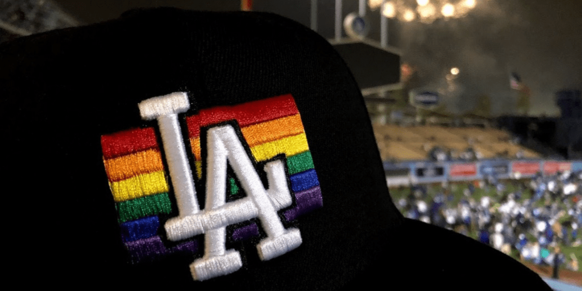dodgers gay pride hat