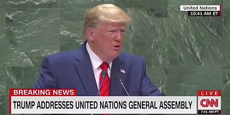 Trump Mentions Initiative To Decriminalize Homosexuality During U.N