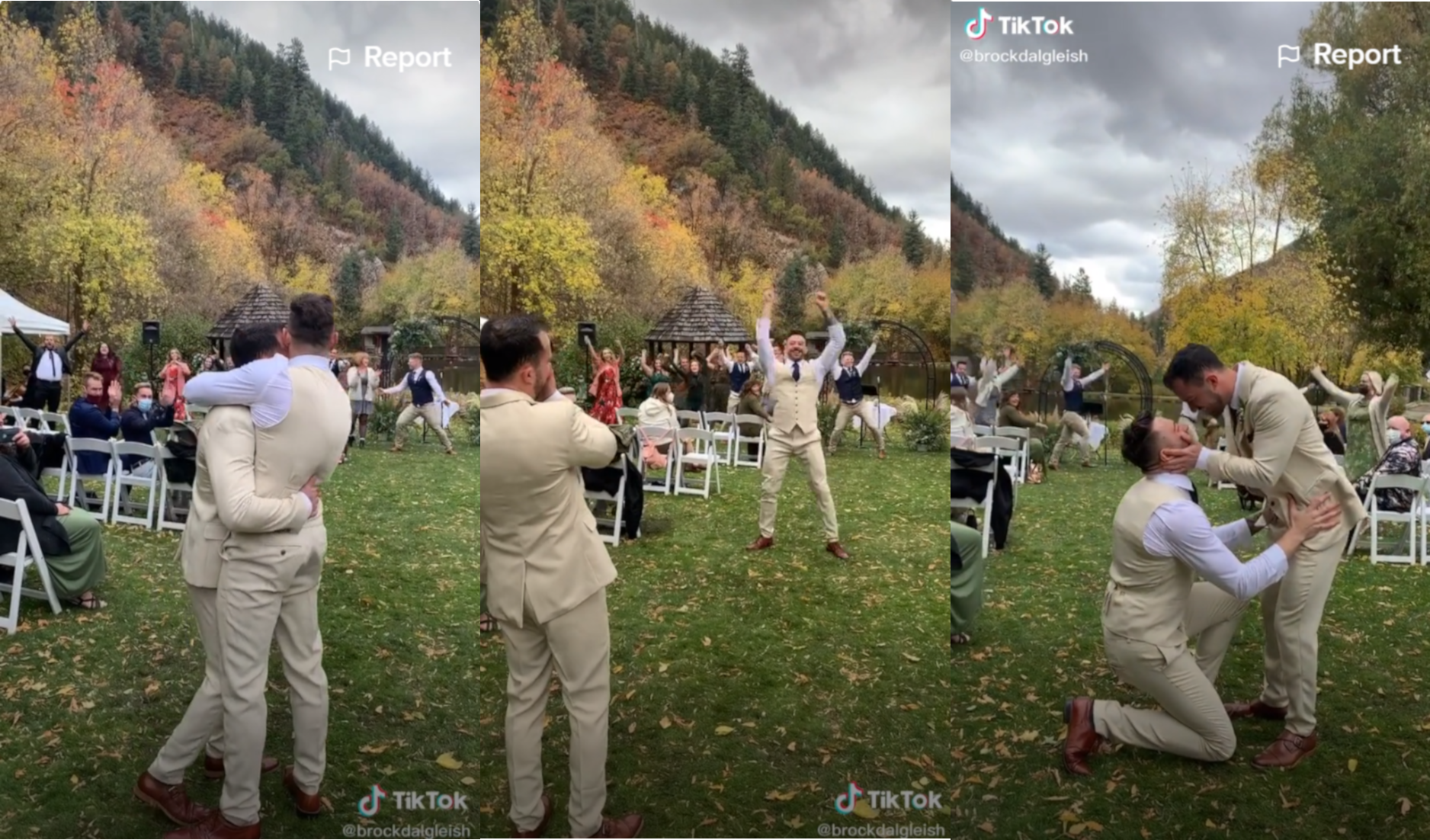 BrockDalgleish LadyGagaFlashMobWedding