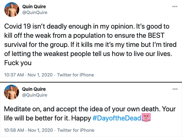 WTF: Adult Performer Tweets &#8216;Covid 19 Isn&#8217;t Deadly Enough&#8217;