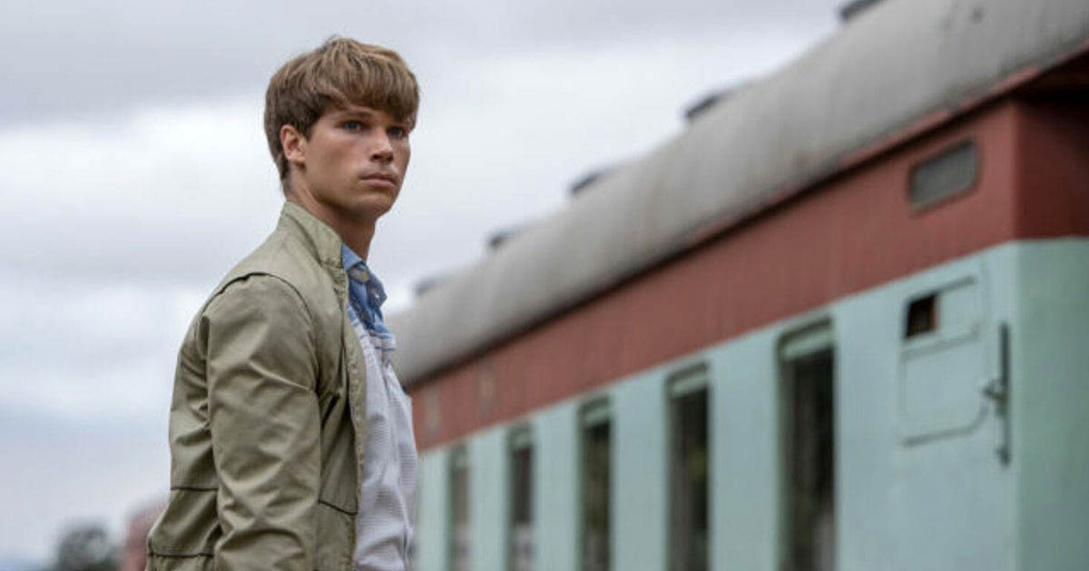Kai Luke Brummer as Nicholas in 'Moffie' (image via IFC)