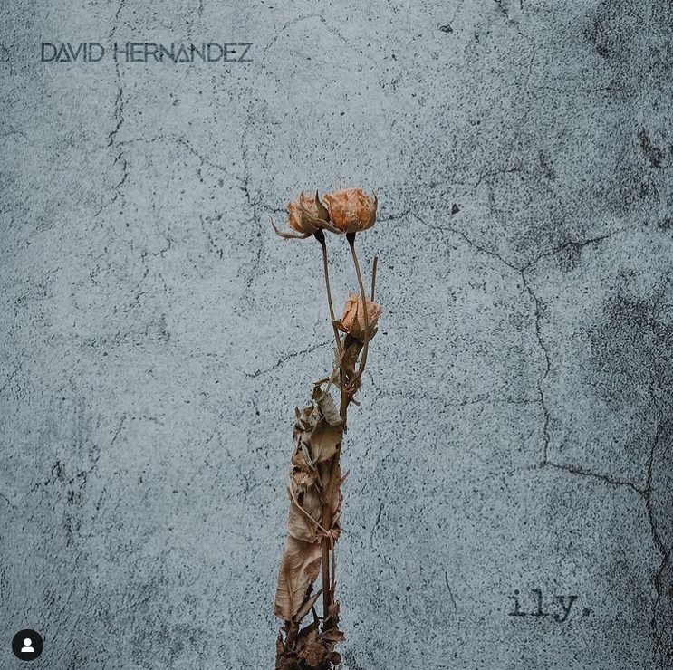 Cover art for David Hernandez's new single 'ILY."