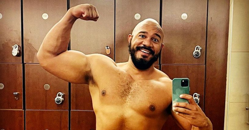 MoeBear is all smiles for Flex Friday