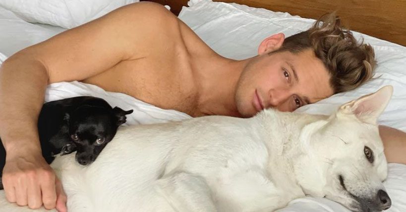 Max Emerson wakes up with his pack