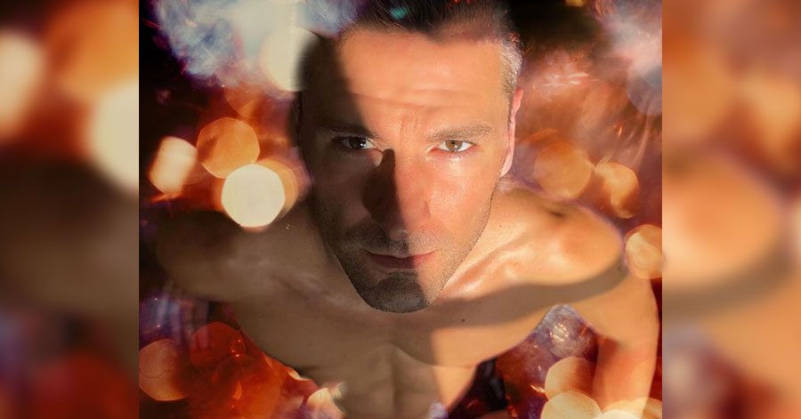 Brandon Anderson in his music video "Reborn"