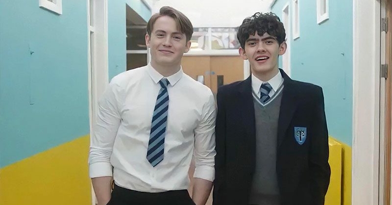 Kit Connor and Joe Locke in Season 2 of Heartstopper
