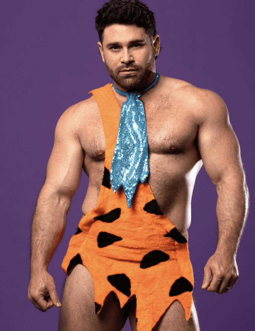 beau butler halloween costume fred flintstone
