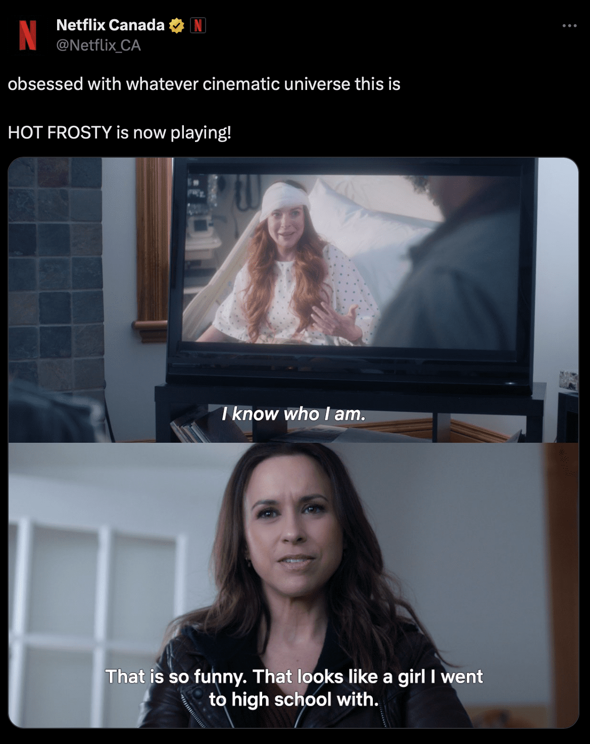 Mean girls nod with lacey chabert and lindsay lohan as netflix christmas darlings
