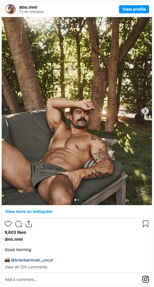 Sebastian Molina chilled in the morning light plus more eye candy