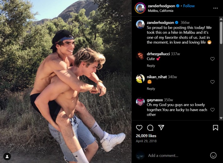 Zander Hodgson and Troy Pes