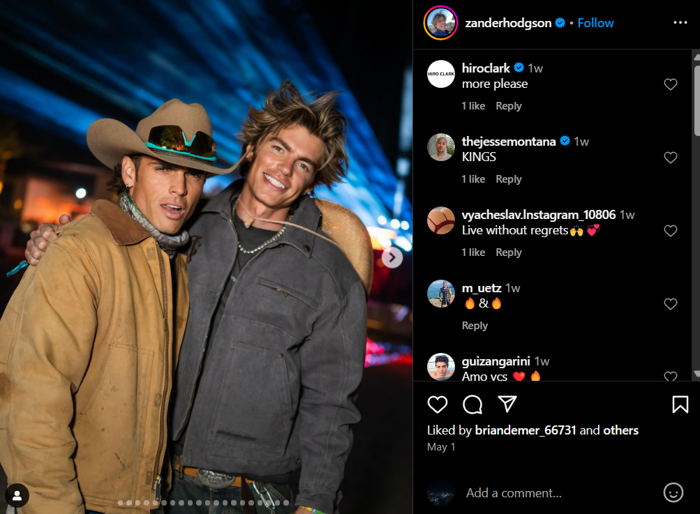 Zander Hodgson and Troy Pes