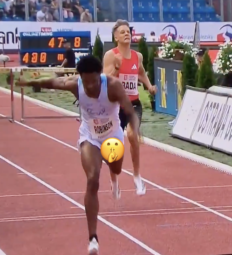 Chris Robinson Hurdled Balls Out Literally And Won