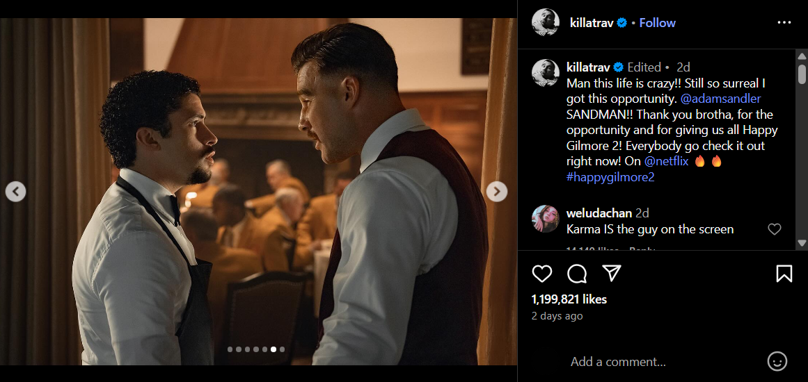 Bad Bunny and Travis Kelse