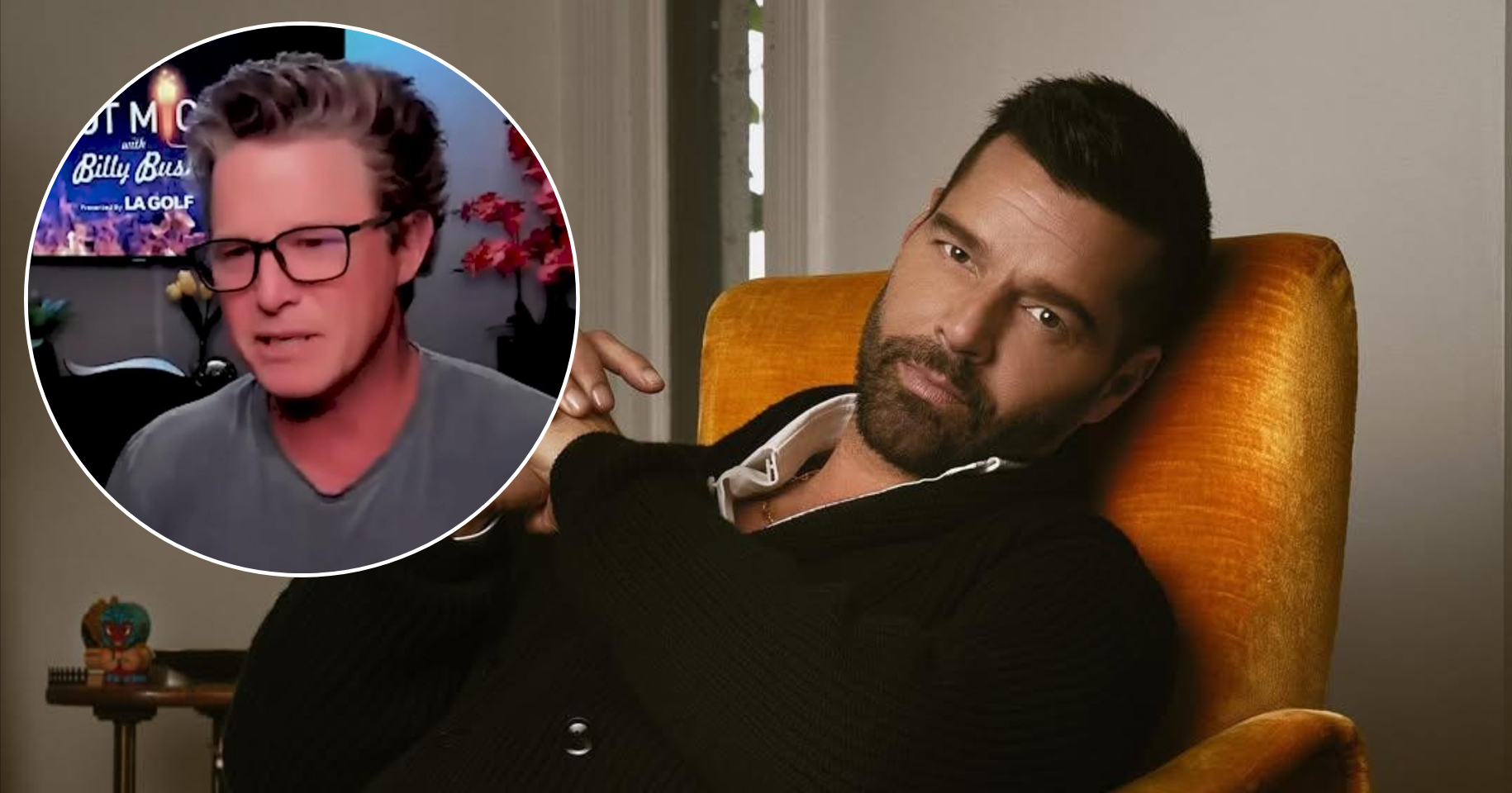 Billy Bush and Ricky Martin