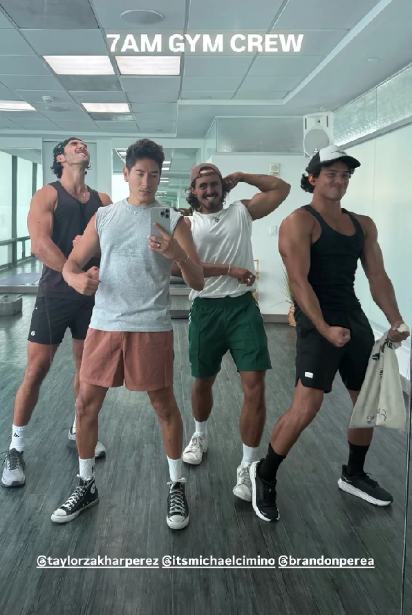 Taylor Zakhar Perez, Carlos Eric Lopez, Michael Cimino, and Brandon Perea