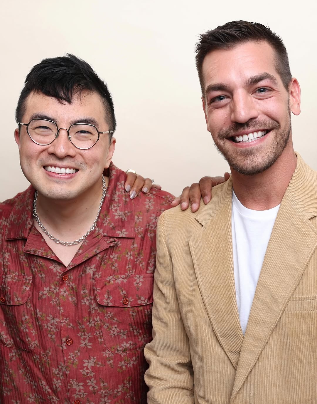 Bowen Yang and Matt Rogers