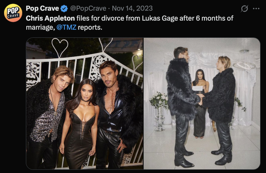 Chris Appleton Divorce