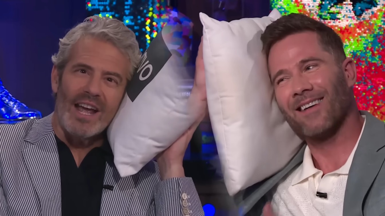 Andy Cohen and Luke Macfarlane