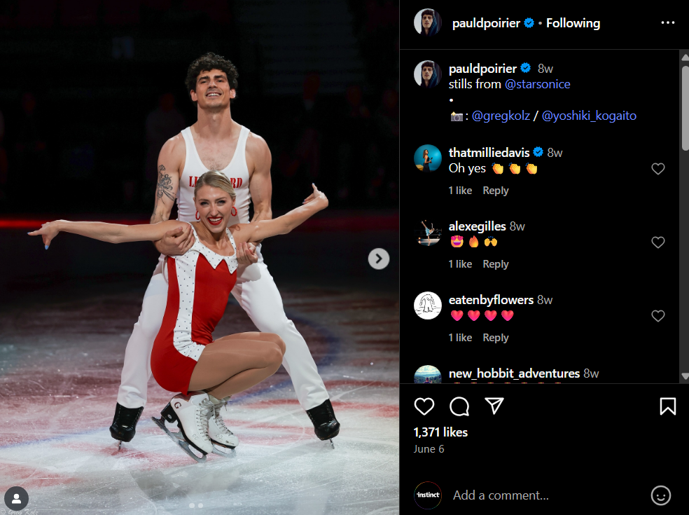 Paul Poirier and Piper Gilles